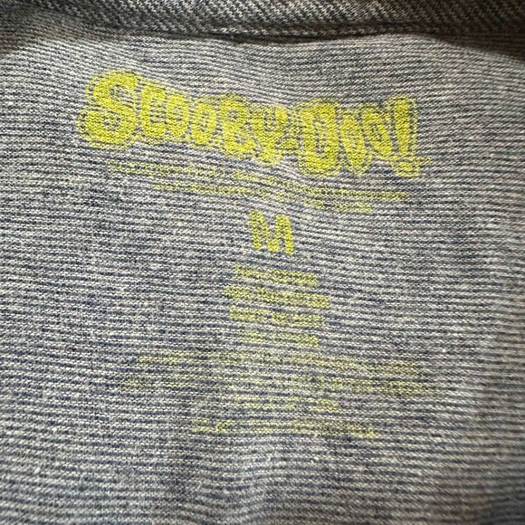 Scooby Doo Mystery Van Men's Blue Gray Shirt Medium Shaggy Rogers Fred Jones Dap - Picture 2 of 3